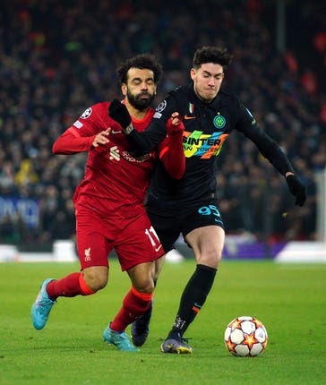 Liverpool v Inter Milan – UEFA Champions League – Round of Sixteen – Second Leg – Anfield