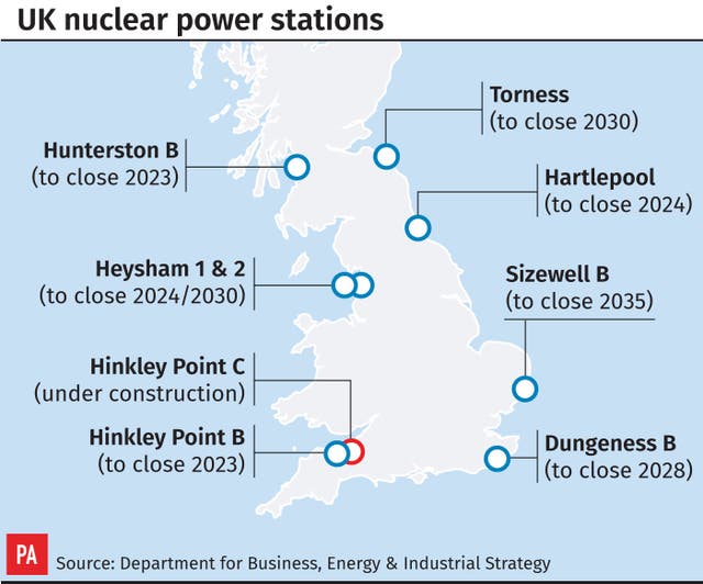 UK nuclear power stations