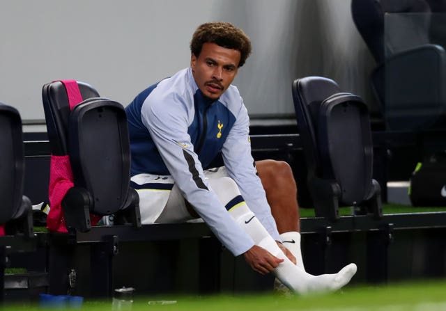 Dele Alli also returned to the changing room