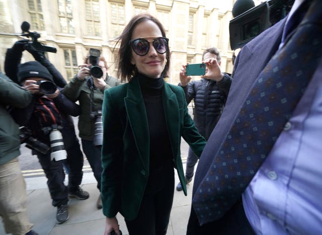 Eva Green arriving at court