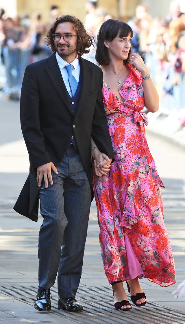 Joe Wicks with his wife Rosie