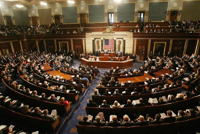 Ahern addressing US congress