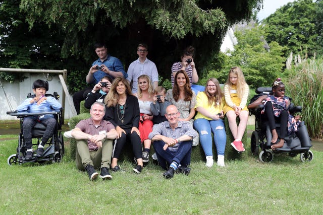 Duchess of Cambridge visits photography workshop