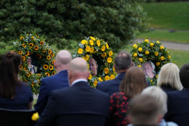 Forbury Gardens memorial service