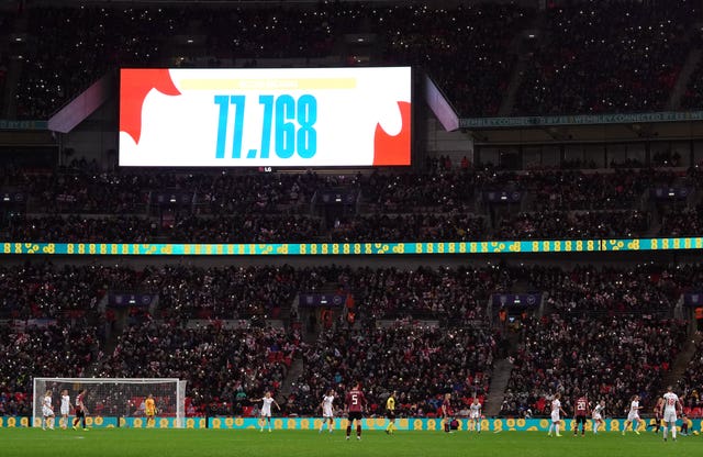 A record crowd for an England Women's match on home soil watched the match with Germany