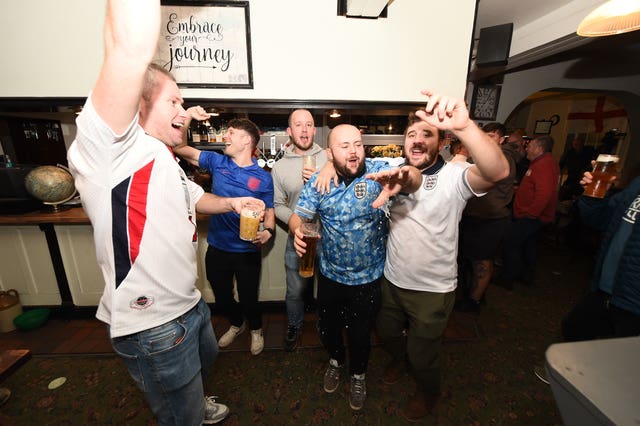 Fans watch England v Wales – FIFA World Cup 2022