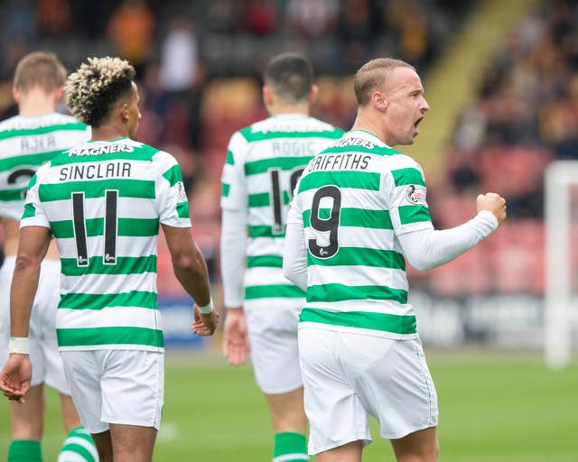 Celtic number nine Leigh Griffiths will be aiming to make his mark