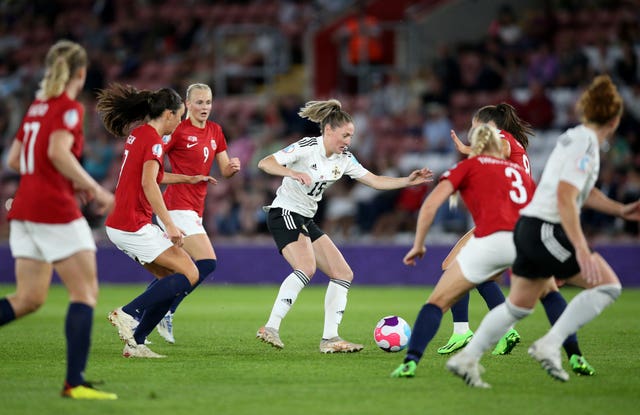 Northern Ireland’s Rebecca Holloway in action