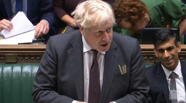 Prime Minister Boris Johnson (House of Commons/PA)