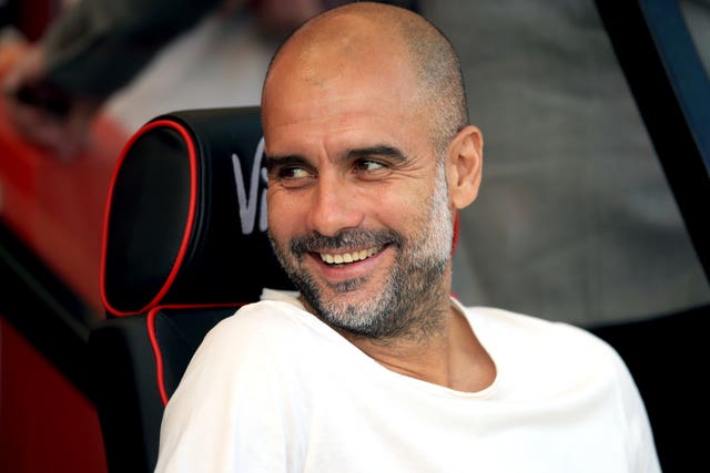 Xavi says Guardiola (pictured) is a reference for his managerial career