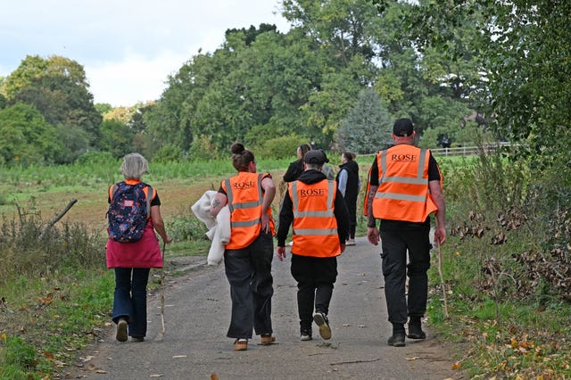 Local residents join in the search for Noah Woods