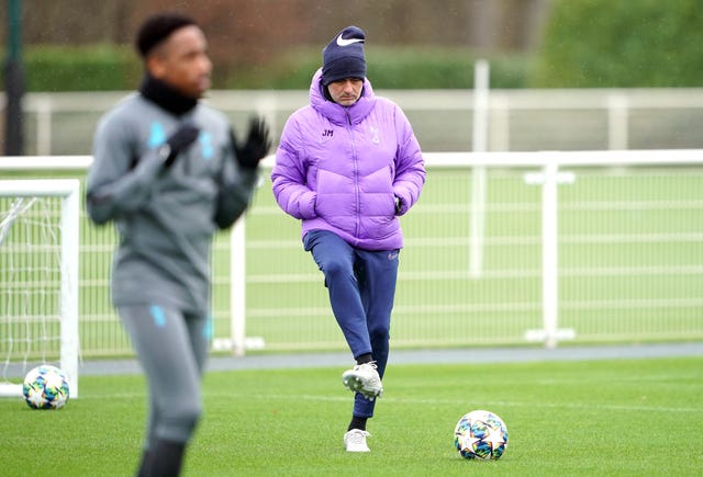 Tottenham training session