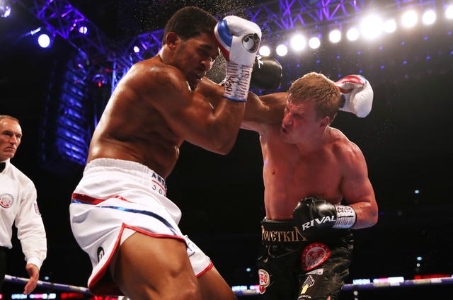 Anthony Joshua and Alexander Povetkin