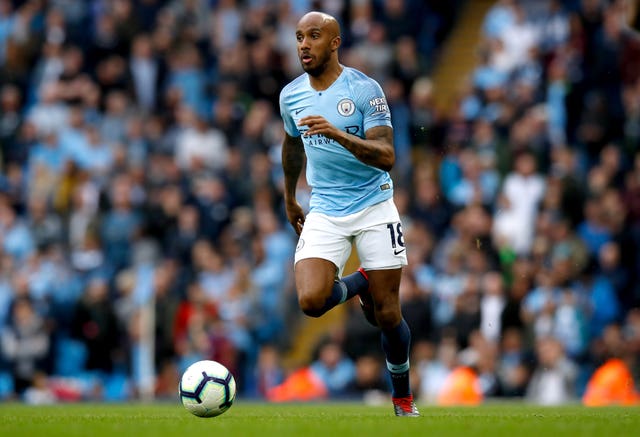 Fabian Delph made his first club appearance of the season