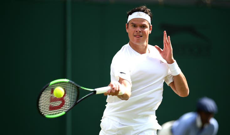 Milos Raonic, currently ranked 25 in the world