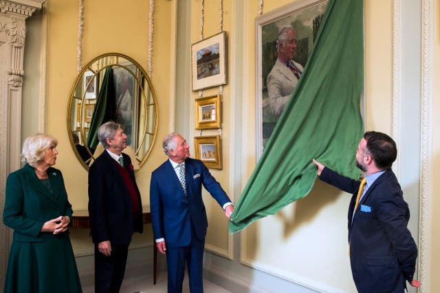 Charles unveils a new portrait of himself