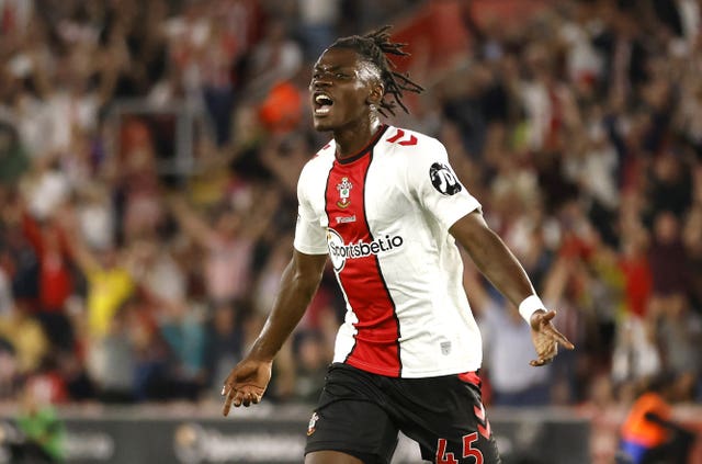 Southampton midfielder Romeo Lavia is closing in on a return to action