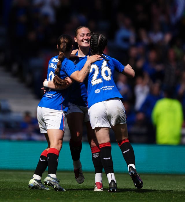 Rangers' Kirsty Howat at Hampden