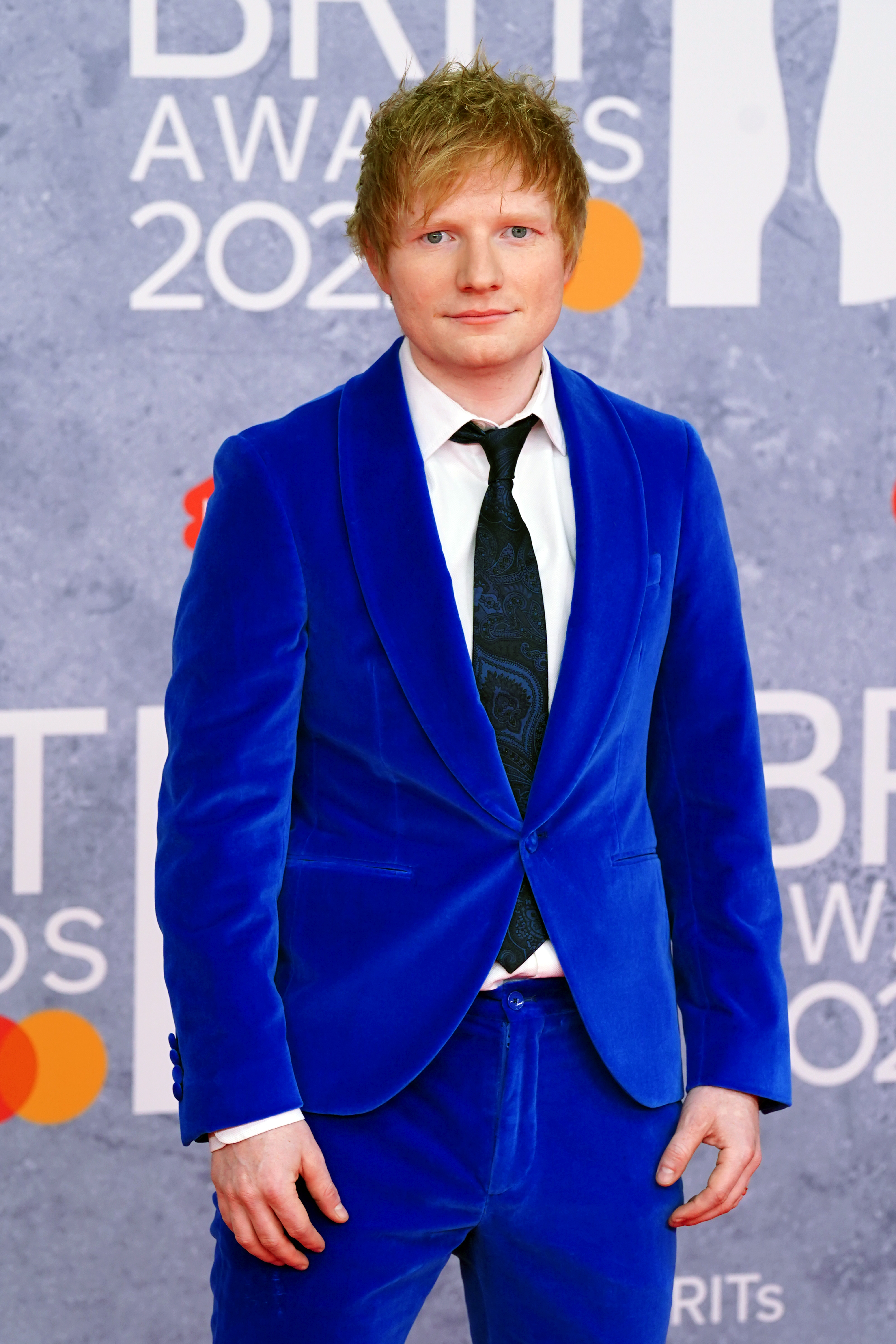Ed Sheeran attending the Brit Awards 2022