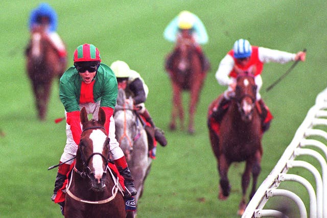 Double Trigger was an easy winner of the Doncaster Cup in 1995, a season in which he won all the Cup races