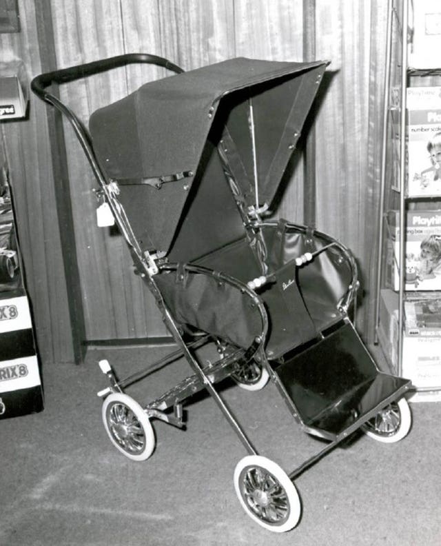 A pram identical to the one owned by Renee MacRae which was never recovered