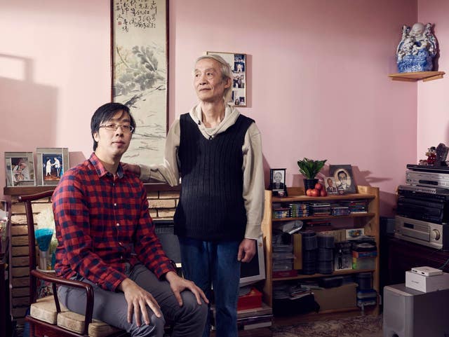 Chun Yau Leung and his son Keith (Channel 4/PA) 