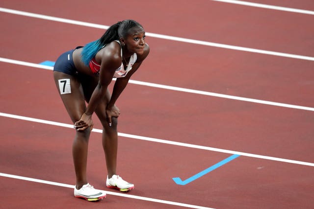 Great Britain’s Dina Asher-Smith failed to reach the final of the 100m and has pulled out of the 200m final