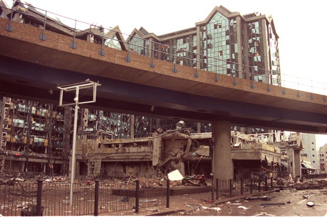 Scene of the 1996 bombing