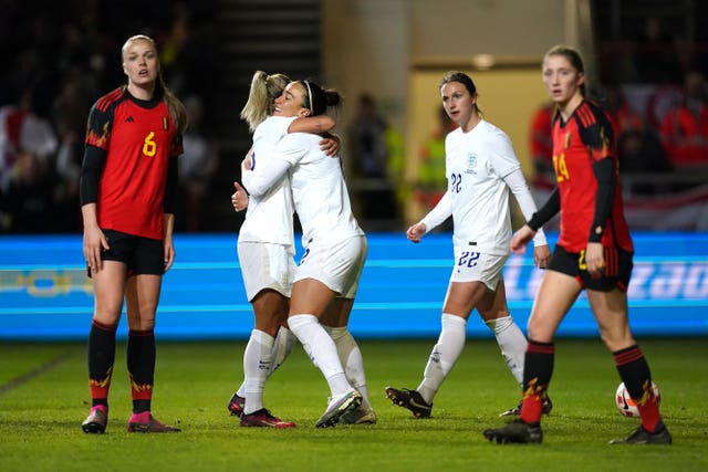 England retain Arnold Clark Cup after convincing win over Belgium