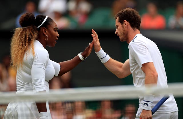 Andy Murray and Serena Williams