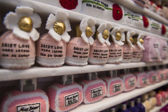 Lucy Sparrow’s felt chemist artwork
