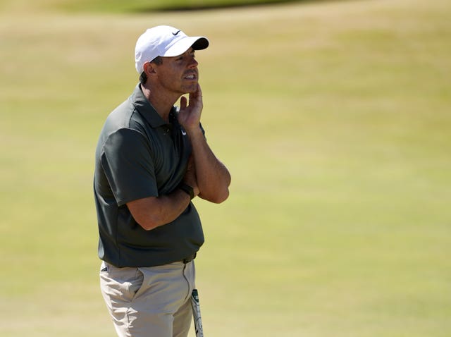 Rory McIlroy at the Open