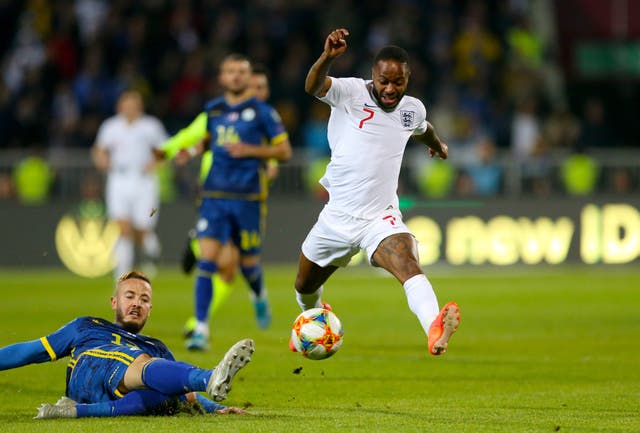 Raheem Sterling returned to England's starting line-up