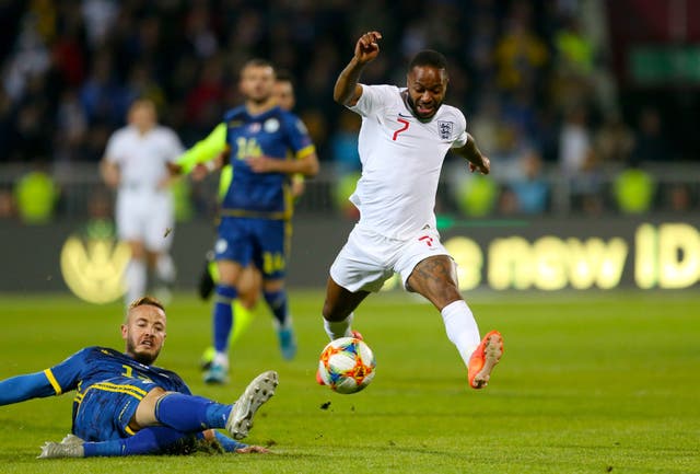 Raheem Sterling returned to England's starting line-up 