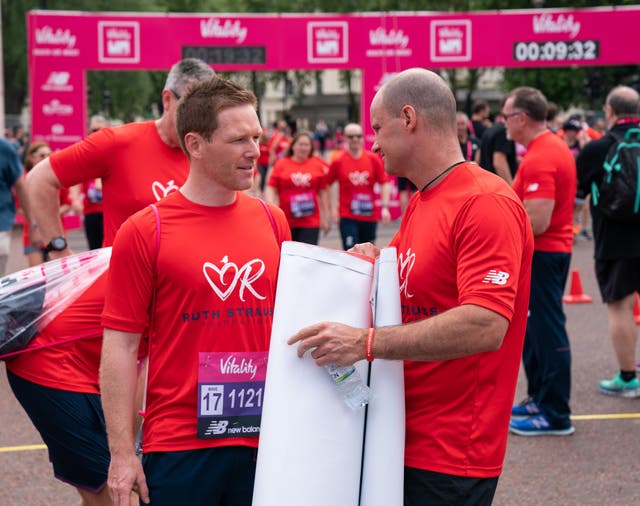 Andrew Strauss, right, and Eoin Morgan