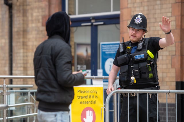 Police conduct spot-checks on passengers at Leicester railway station