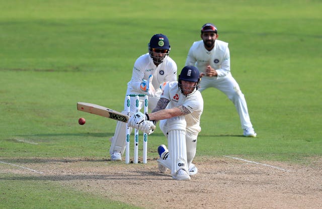 Ben Stokes' half-century was his slowest in Test matches (Mike Egerton/PA).