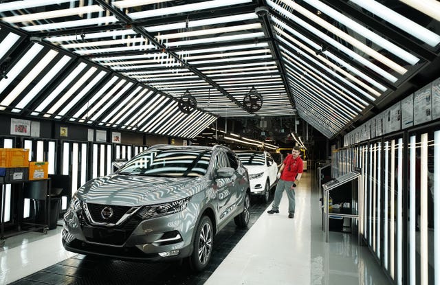 Nissan production line
