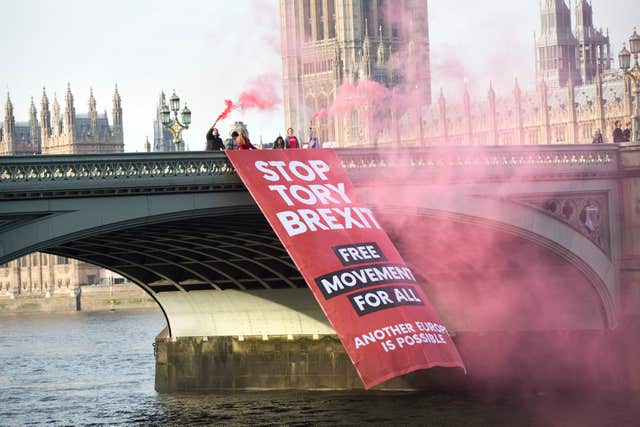 Brexit protest