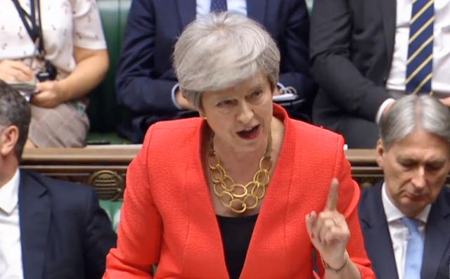 Theresa May makes a statement on last week’s European Council summit in the House of Common