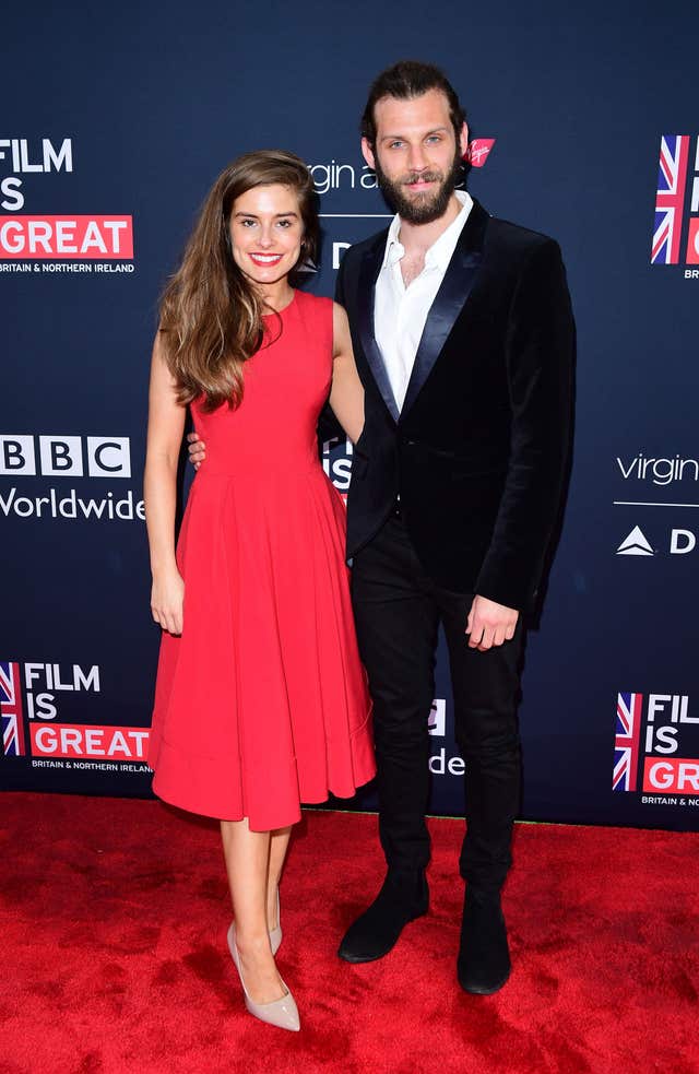 Rachel Shenton and Chris Overton ahead of the 90th Oscars