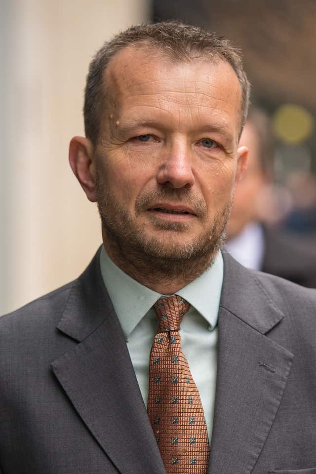 BBC Head of Newsgathering Jonathan Munro arrives at the Rolls Building during Sir Cliff Richard’s legal battle against the BBC (Dominic Lipinski/PA)