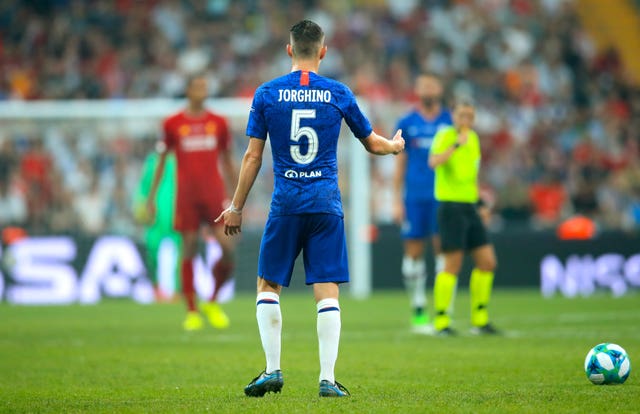 Jorginho shrugged off a misprint on his kit to score a penalty 