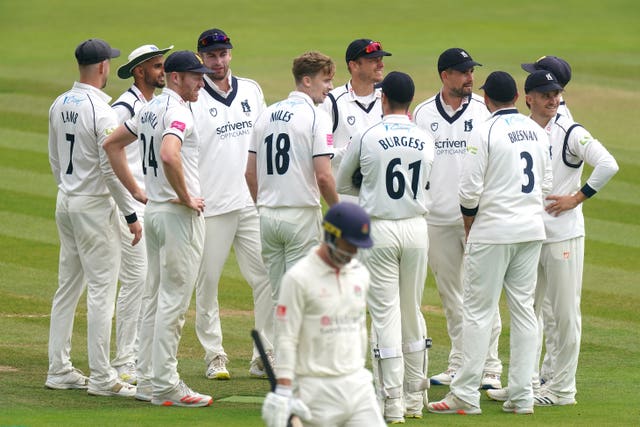 Warwickshire are in charge of the Bob Willis Trophy final (Adam Davy/PA)