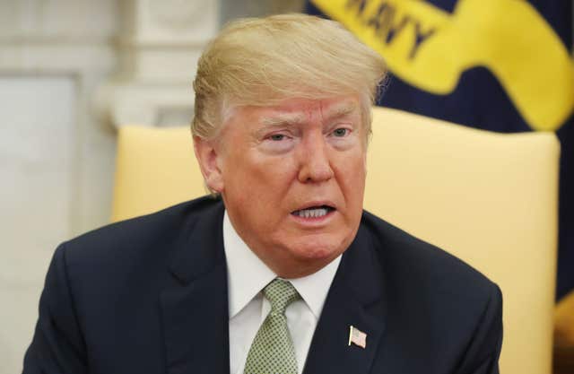 Donald Trump is poised to pull out of the Iran nuclear deal (Niall Carson/PA)