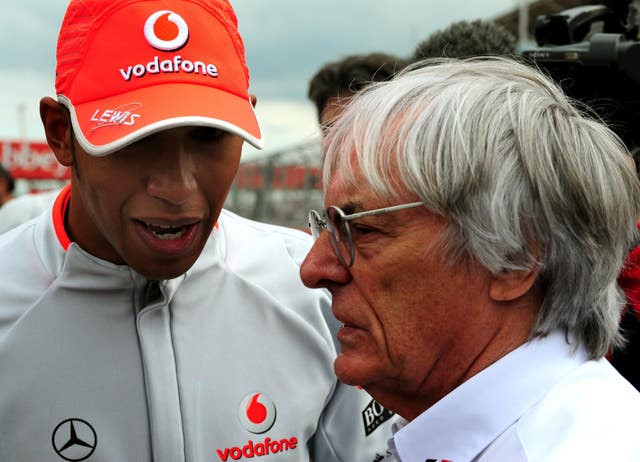Hamilton and Ecclestone clashed last year following controversial comments the former F1 supremo made in a CNN interview