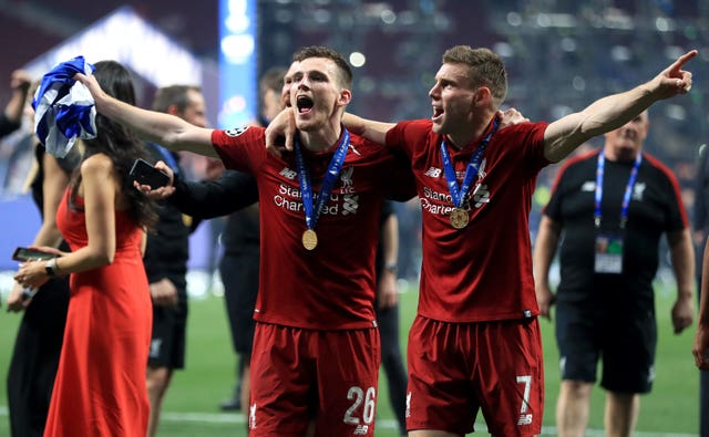 James Milner has a Champions League medal