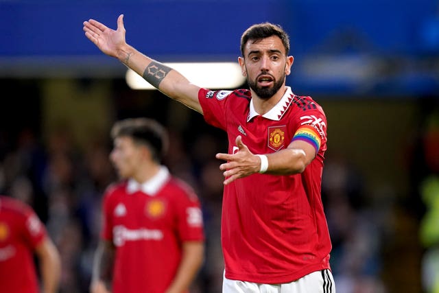 Manchester United’s Bruno Fernandes