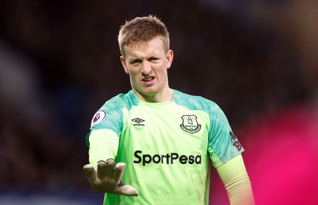 Everton goalkeeper Jordan Pickford has struggled for form this season