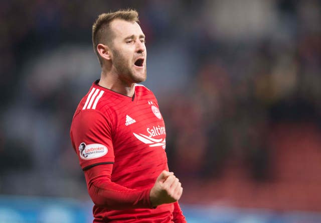 Niall McGinn starred for Aberdeen